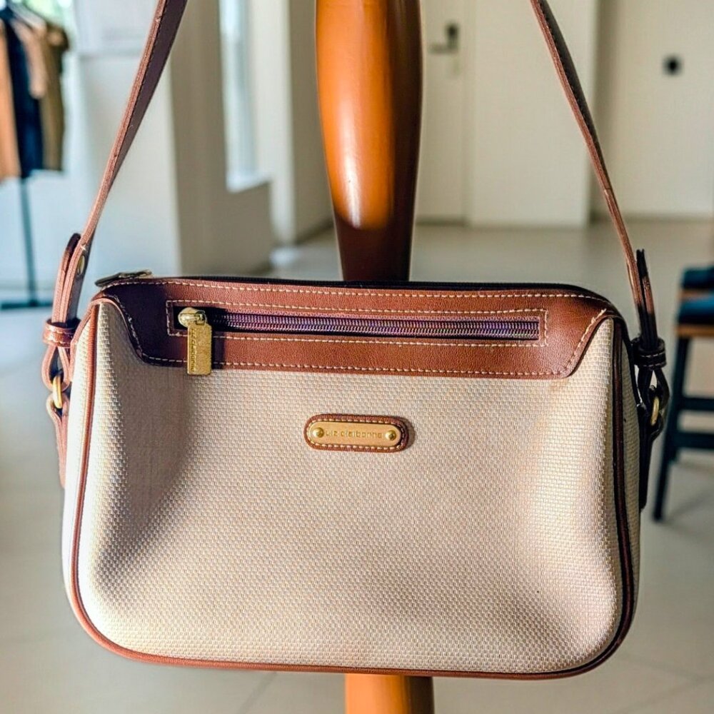 Vintage 80s Liz Claiborne‎ Preppy Crossbody
